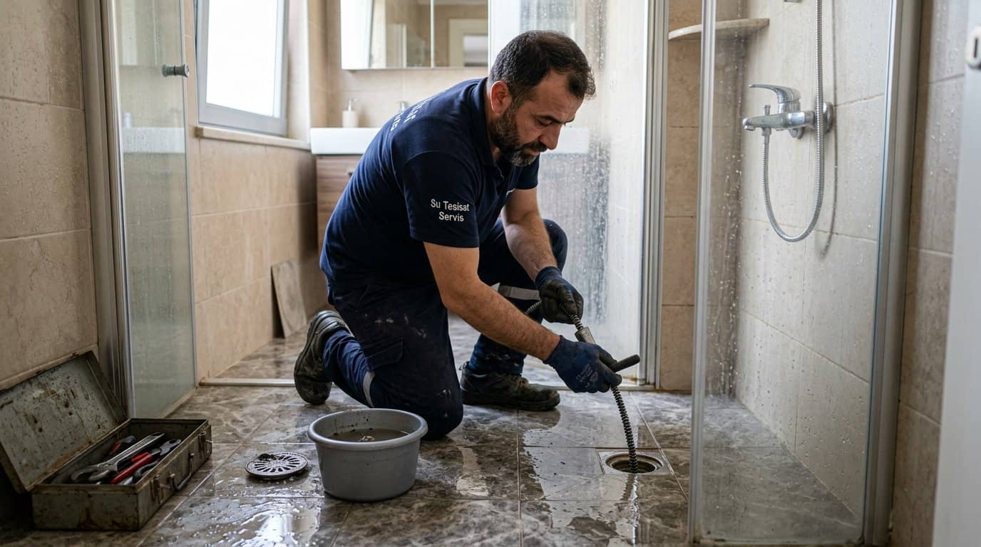 Duşakabin Gideri Açma - Uygun Su Tesisat Ustası